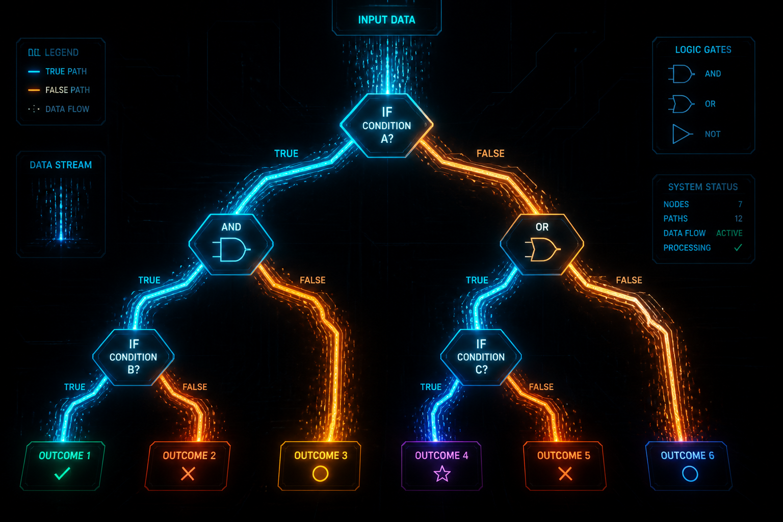 Decision tree structure